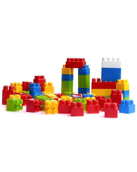 Asya Oyuncak Çantalı Blok Seti 80 Parça ANT081 - Resim 3
