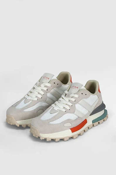 Lufian Stella Kadın Sneaker Ayakkabı Bej 121230035 - Resim 4