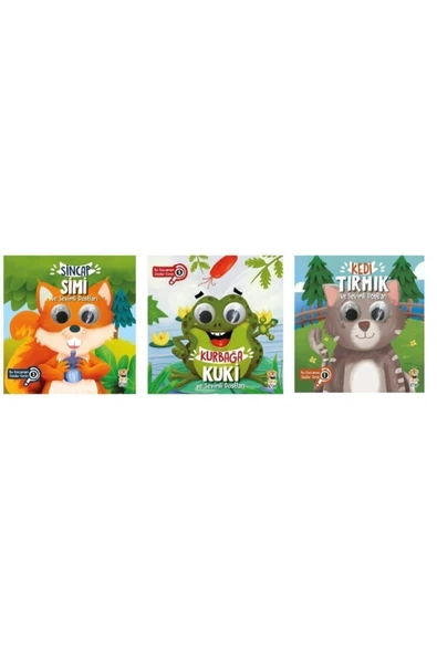 Sincap Simi + Kurbağa Kuki + Kedi Tırmık 3 Kitap ürün görseli
