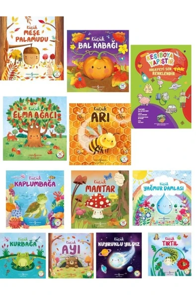 İş Kültür 12 Kitap Doğanın Eşsiz Hikayeleri Set- Kes Boya Yapıştır Etkinlik Kitabı Hediye ürün görseli