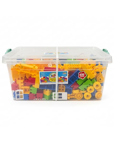 Asya Oyuncak Ant Plastik Kutulu Blok 416 Parça ANT416 ürün görseli 1