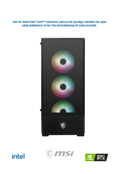 Intel Core I5 13400f / 32gb Ddr4 / 1 Tb 3300-3100 Mb /s M2 Ssd / Rtx 4060ti Oyuncu Masaüstü Pc - Resim 2