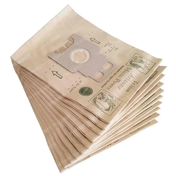 Hoover İle Uyumlu Telios T 2220, T 2310, T 4420, T 4535 Süpürge Kağıt Toz Torba 10 Adet ürün görseli