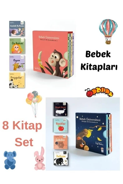 Bebek Üniversitesi 8 Kitap Set Sincap Kitap ürün görseli