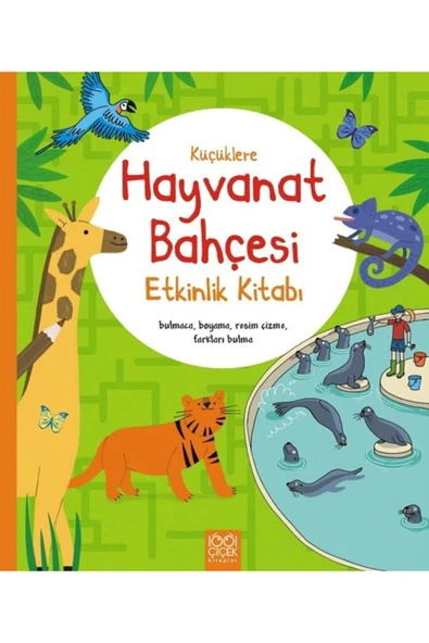 Küçüklere Hayvanat Bahçesi Etkinlik Kitabı - Rebecca Gilpin ürün görseli