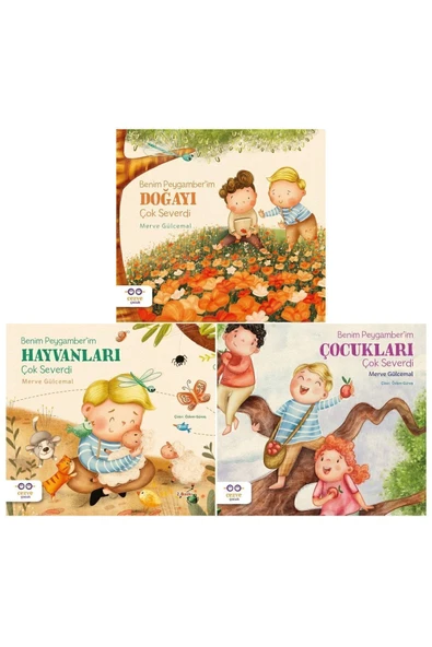 Benim Peygamberim Doğayı-hayvanları-çocukları Çok Severdi 3 Kitap Set - Merve Gülcemal ürün görseli