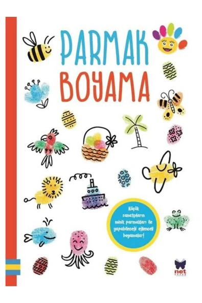 Parmak Boyama- Kırmızı Ve Mor Kitap Seti - Resim 2