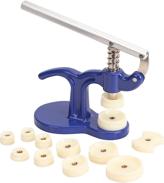 Sepetegelsin Saat Arka Kapak Kapatma Saat Pres Seti 12 Kalıplı Metal Gövde - Resim 6