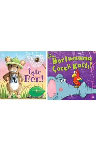 En Çok Tercih Edilen Resimli Kitaplar 2'li Set Işte Ben Hortumuma Çörek Kaçtı ürün görseli
