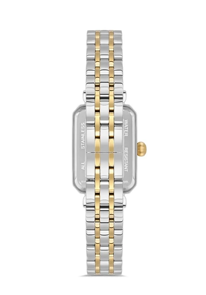 MOMENTUS SS223T-02SG ALTIN KAPLAMA DİKDÖRTGEN KADIN KOL SAATİ - Resim 3