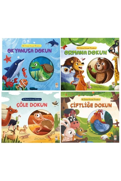 Okyanusa - Ormana - Çiftliğe - Çöle Dokun 4'lü Set ürün görseli