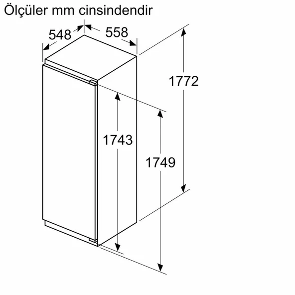 Siemens KI82LADD0 Ankastre Buzdolabı Derin Donduruculu - Resim 5