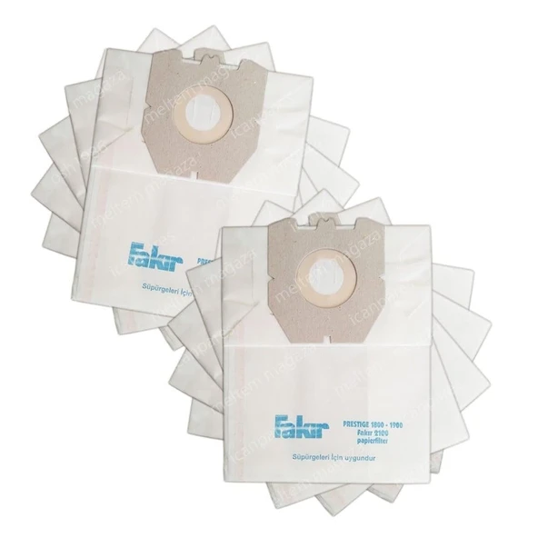 Fakir İle Uyumlu Prestige 2000, Prestige TS 2400 Hepa Süpürge Kağıt Toz Torbası ürün görseli