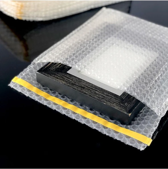 Balonlu Patpat Torba, Bantlı Baloncuklu Torba-Zarf 20Cm (En) X 40Cm (Boy) + 5Cm (Kapak) 25 Adet - Resim 5