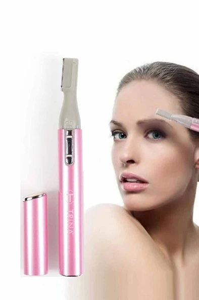 Trina Kadın Kaş Alma Şekillendirme Tüy Kıl 0 Kesim Yüz Yanak Temizleme Tıraş Makinesi ürün görseli 1