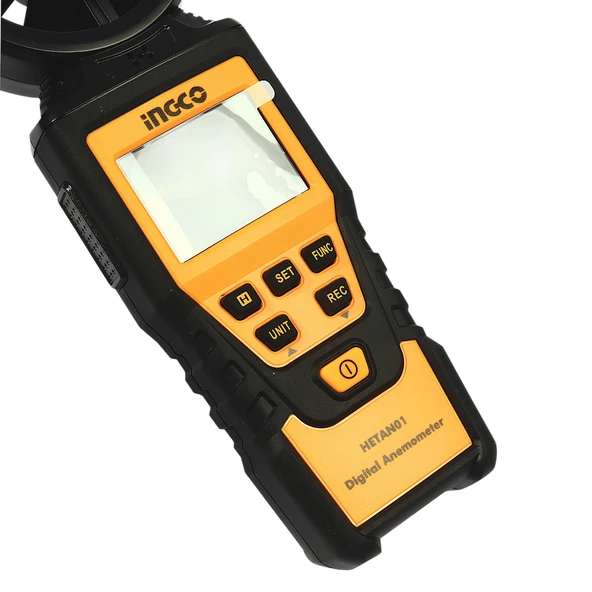 Ingco HETAN01 Dijital Ekranlı Anemometre Rüzgar Ölçer (Rüzgar/Hava Hızı Ölçme Aleti) - Resim 4