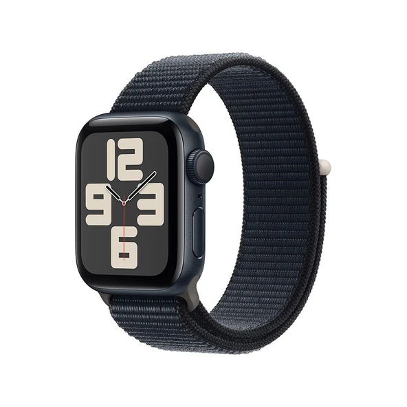 Apple Watch SE GPS 40mm Akıllı Saat Midnight Aluminium Case with Midnight Sport Loop ürün görseli