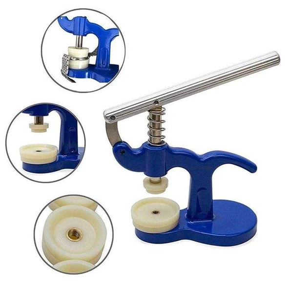 Sepetegelsin Saat Arka Kapak Kapatma Saat Pres Seti 12 Kalıplı Metal Gövde - Resim 4