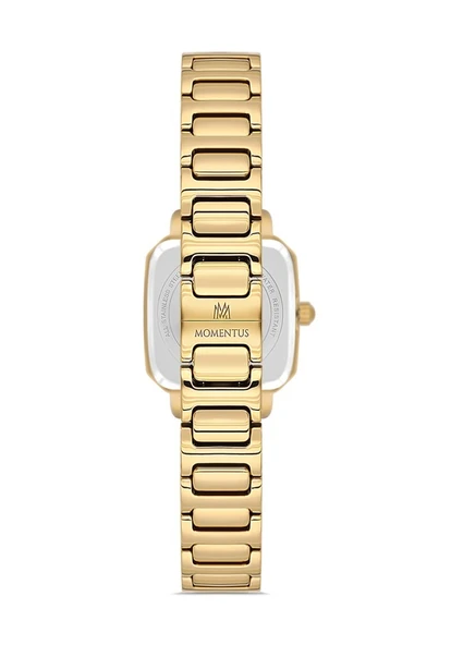 MOMENTUS CW321G-15SG YEŞİL KADRAN ALTIN KAPLAMA KARE KADIN KOL SAATİ - Resim 3