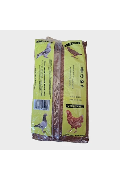 Mh Güvercin Kil (Kumu kırmızı Renk)Tüm Kafe Ve Kümes Hayvanları Için (4 ADET) - Resim 2