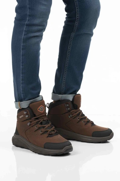 Scooter Kahve Nubuk Su Geçirmez Erkek Outdoor Bot ürün görseli