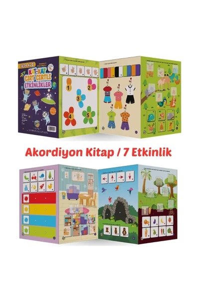 16-24 Ay Cırt Cırtlı Kitap - Dev Boy Akordiyon Kat Kat Cırt Cırtlı Etkinlikler - Resim 4