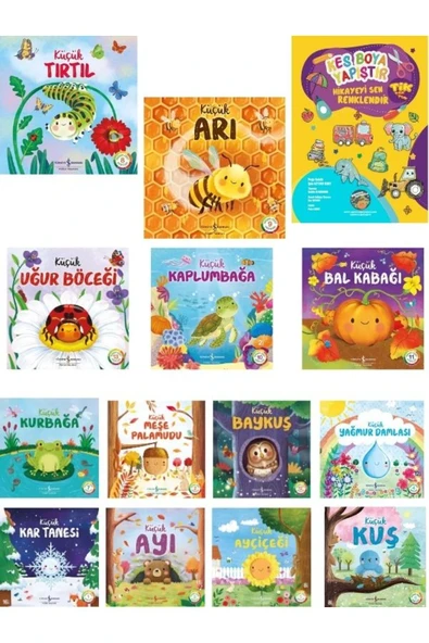 13 Kitap İş Kültür Doğanın Eşsiz Hikayeleri Set- Kes Boya Yapıştır Kitabı Hediyeli ürün görseli