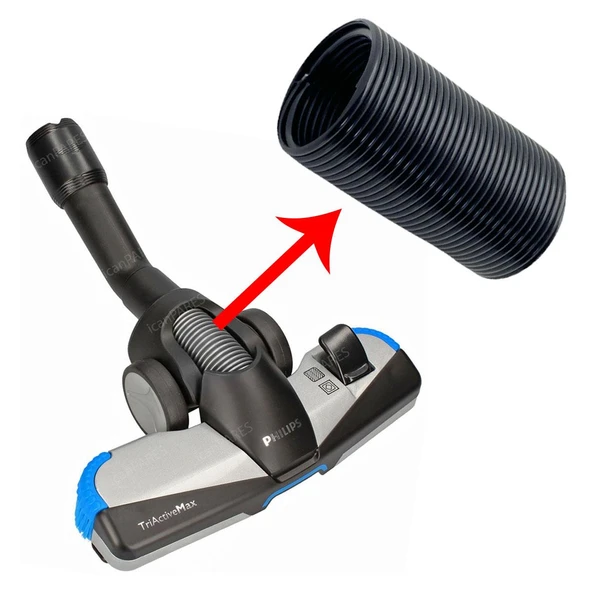 Philips İle Uyumlu FC 9924, FC 9919, FC 9912, FC 9925, FC 9926 Marathon TriActive Başlık Ara Boğaz Hortum - Resim 3