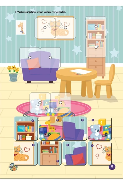 16-24 Ay II Cırt Cırtlı Etkinlikler - İş Kültür Uykusu Gelmeyen Porsuk- 2'li Set - Resim 5