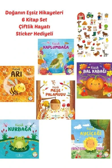 Sticker Hediyeli İş Kültür Yayınları Doğanın Eşsiz Hikayeleri 6 Kitap Set - Meşe Palamudu, Arı... ürün görseli