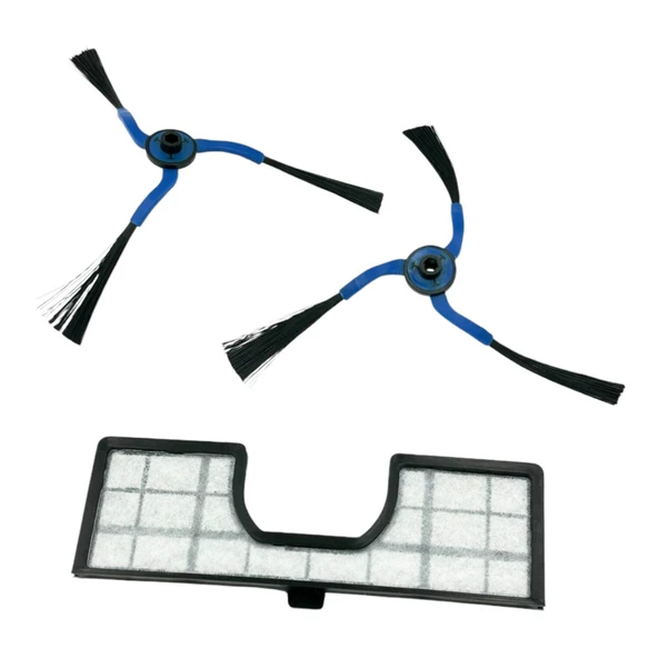 Samsung İle Uyumlu Navibot VC-RM72VR, SR8980, SR8895, SR8855, SR8845, SR8840 Süpürge Filtre ve 2 Adet Yan Fırça - Resim 2
