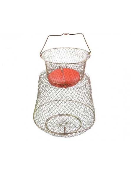 Captain Şamandıralı Tel Livar Balık Sepeti 12mm Göz 20x30cm ürün görseli