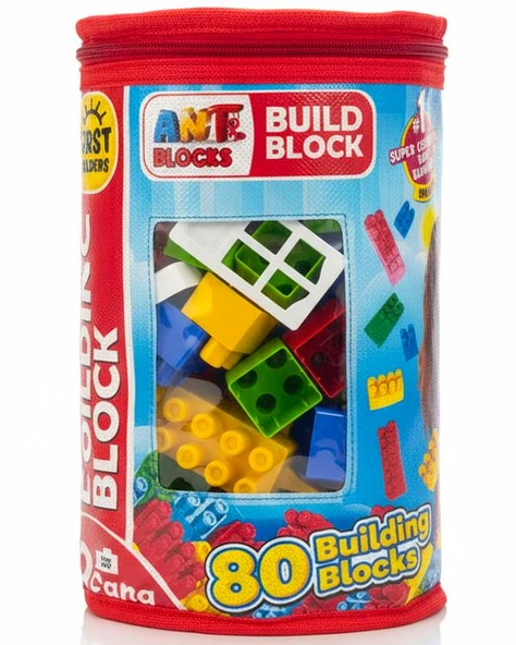 Asya Oyuncak Çantalı Blok Seti 80 Parça ANT081 ürün görseli