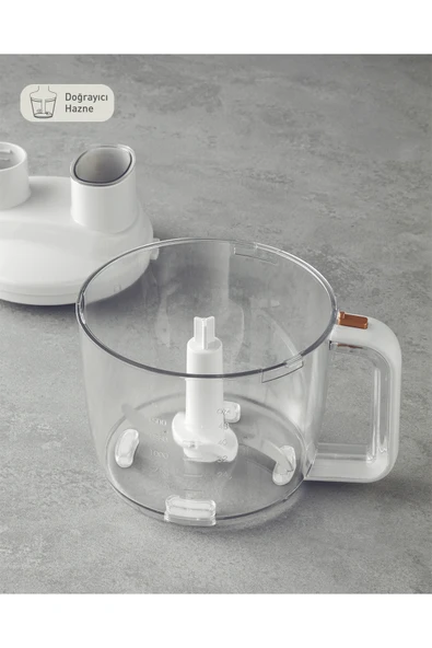 English Home Multi Blender Seti Beyaz Bakır RMB-3001 - Resim 5