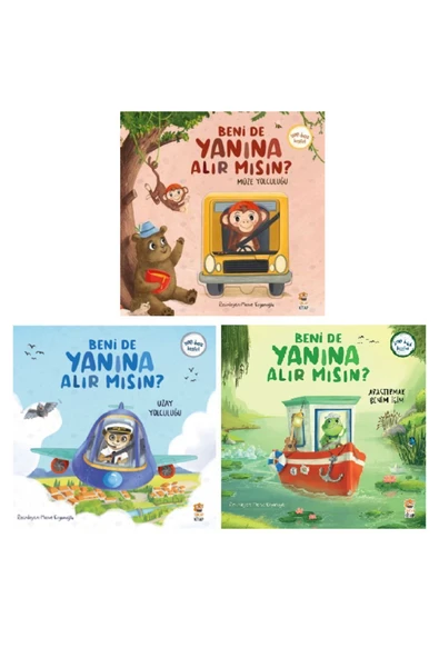 Beni de Yanına Alır Mısın 3 Kitap Set Yap-Boz Keşfet / Müze Yolculuğu+Uzay Yolculuğu+Araştırmak ürün görseli
