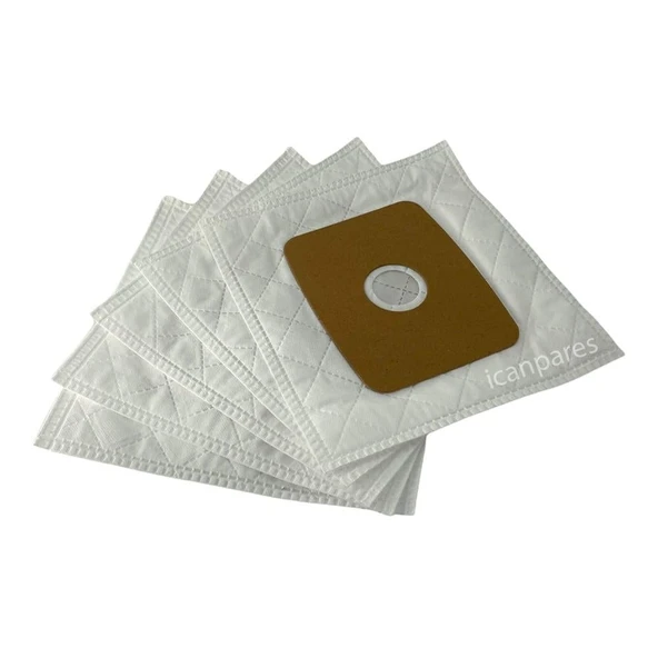 Arçelik İle Uyumlu TT 160, Torpido, S 6160, S 15-16 Süpürge Sentetik Toz Torbası 5 Adet - Resim 2