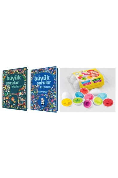 2'li Büyük Sorular Set Ve 6'lı Yumurta Eşleme Oyunu ürün görseli