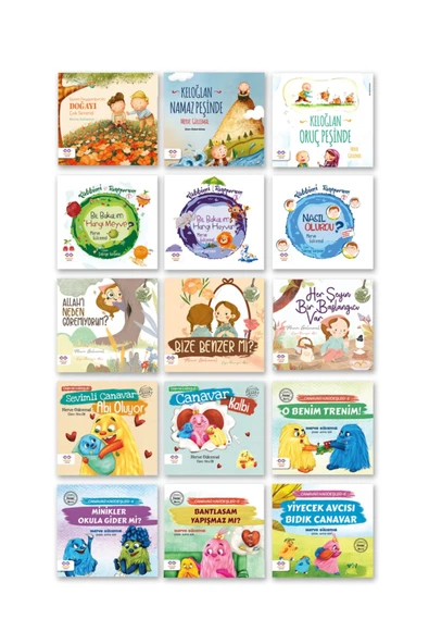 Merve Gülcemal Okul Öncesi 15 Kitap Set ürün görseli