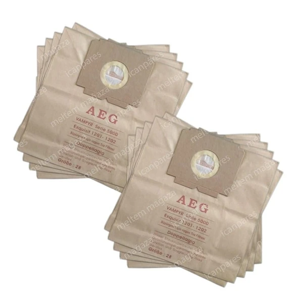 AEG İle Uyumlu AE 3450 Süpürge Kağıt Toz Torbası 10 Adet ürün görseli