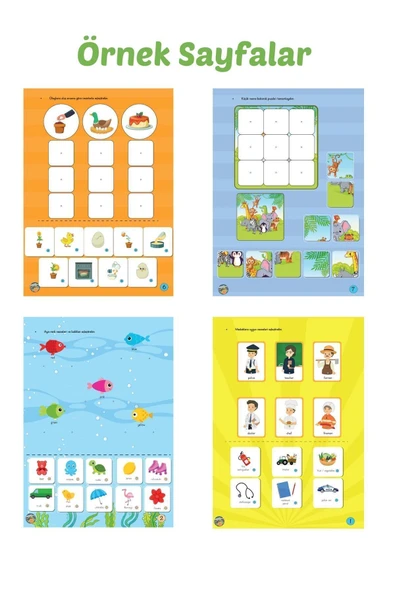 3 Kitap Set- 2 Yaş 3 Yaş Cırt Cırtlı Etkinlikler ve İş Kültür Uykusu Gelmeyen Porsuk - Resim 4