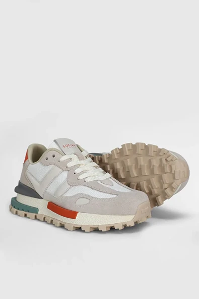 Lufian Stella Kadın Sneaker Ayakkabı Bej 121230035 - Resim 5