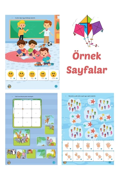 Sincap Kitap Çiftlik, Ingilizce Destekli- 2-3 YaŞ Cırt Cırtlı Etkinlikler-4 Kitap - Resim 6