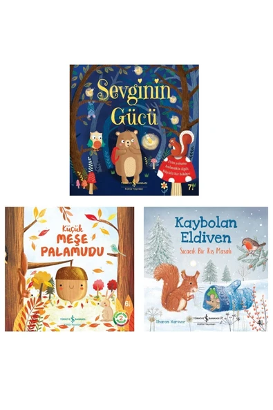 Iş Bankası Kültür Yayınları Sevginin Gücü + Küçük Meşe Palamudu + Kabolan Edliven 3'lü Set ürün görseli