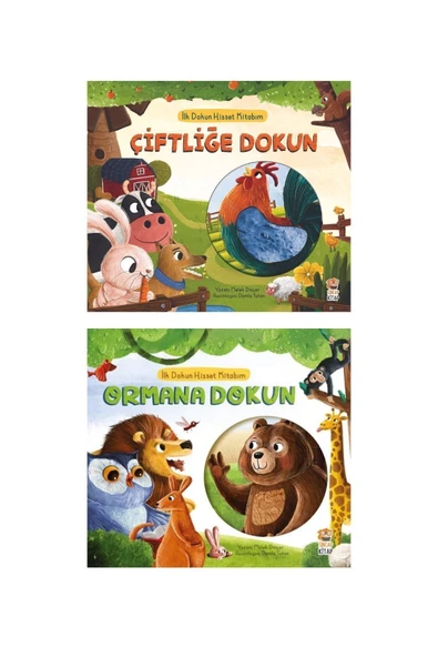 Ilk Dokun Hisset Kitabım Çiftliğe Dokun - Oormana Dokun 2 Kitap Set ürün görseli