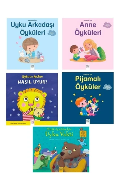 5 Al 4 Öde Uyku Seti Uyku Arkadaşı, Pijamalı, Uykucu Aslan, 1001 Çiçek, Uyku Vakti Öyküleri ürün görseli
