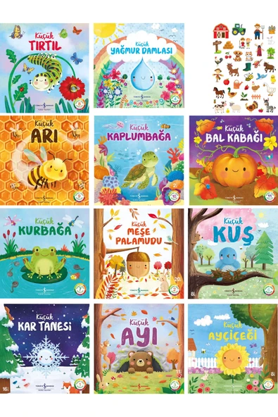 İş Kültür Doğanın Eşsiz Hikayeleri 11 Kitap Dev Set - A4 Sticker Hediyeli ürün görseli