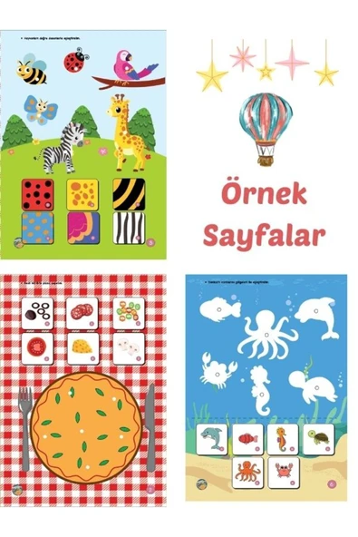 2 Kitap Set, 16-24 Ay Cırt Cırtlı Etkinlik Kitabı ve İş Kültür Uykusu Gelmeyen Porsuk - Resim 3