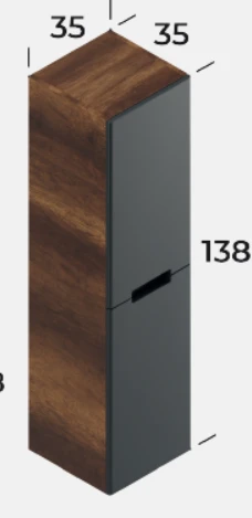 TREND BOY DOLABI  (BAROK/ANTRASİT GRİ) - Resim 2