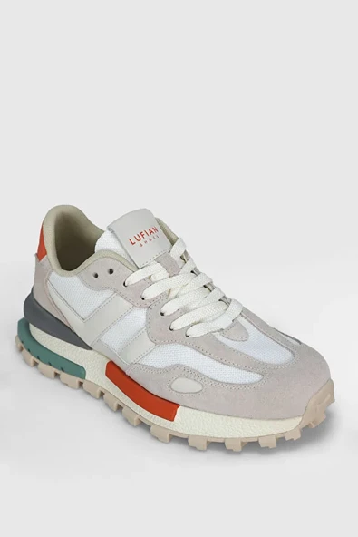 Lufian Stella Kadın Sneaker Ayakkabı Bej 121230035 - Resim 2