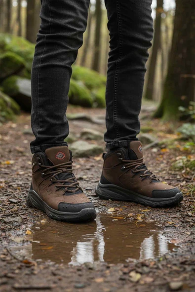 Scooter Kahve Nubuk Su Geçirmez Erkek Outdoor Bot - Resim 3